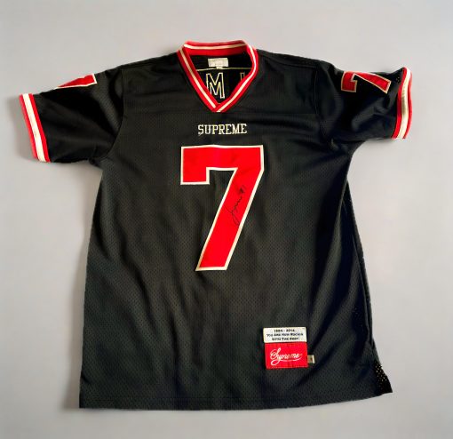 New Supreme Pro Jersey | 1AM Elite Drop: HyperCool Touch & Number Metallic Glow | Tear-Resistant Durability, IPX4 Sweat Resistance | Game Day Essential | Flash Sale: 45% Off + Free Authentication Card