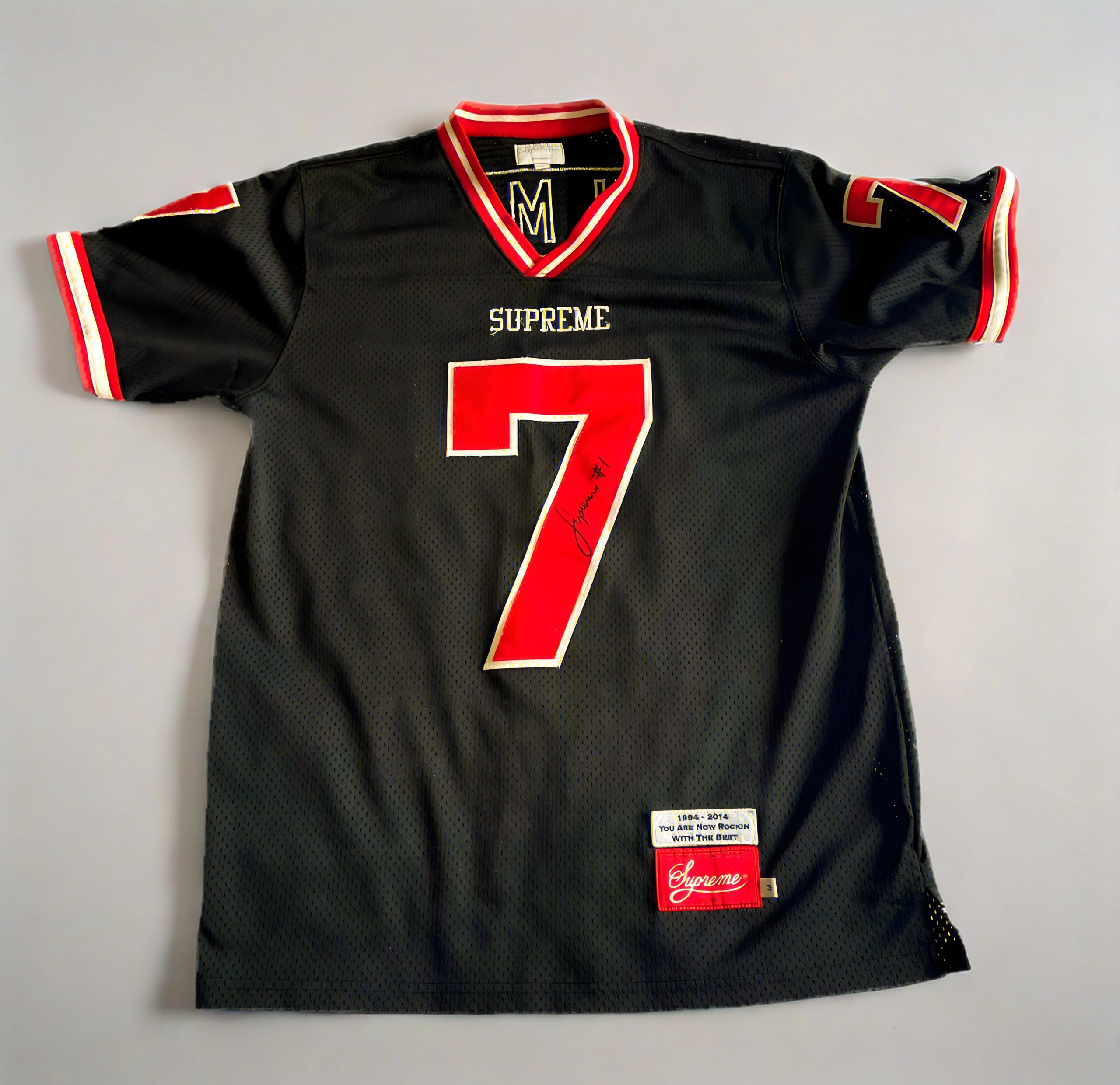 New Supreme Pro Jersey | 1AM Elite Drop: HyperCool Touch & Number Metallic Glow | Tear-Resistant Durability, IPX4 Sweat Resistance | Game Day Essential | Flash Sale: 45% Off + Free Authentication Card